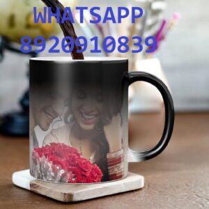 Black Magic photo print coffee mug