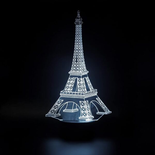 3D illusion Eiffel Tower Night Lamp - Image 2