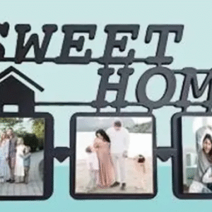 Mdf Sublimation SWEET HOME Photo Frame