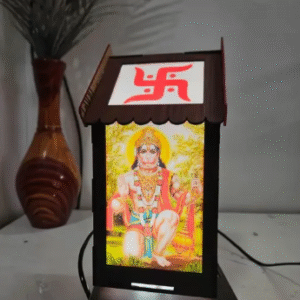 SHISHUPAL Wooden Rotating night Table Lamp