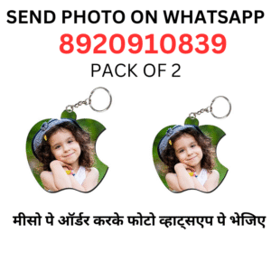 Customized/Personalised (YOUR OWN PHOTO) Printed Wooden (Aple) Keyring/Keychain