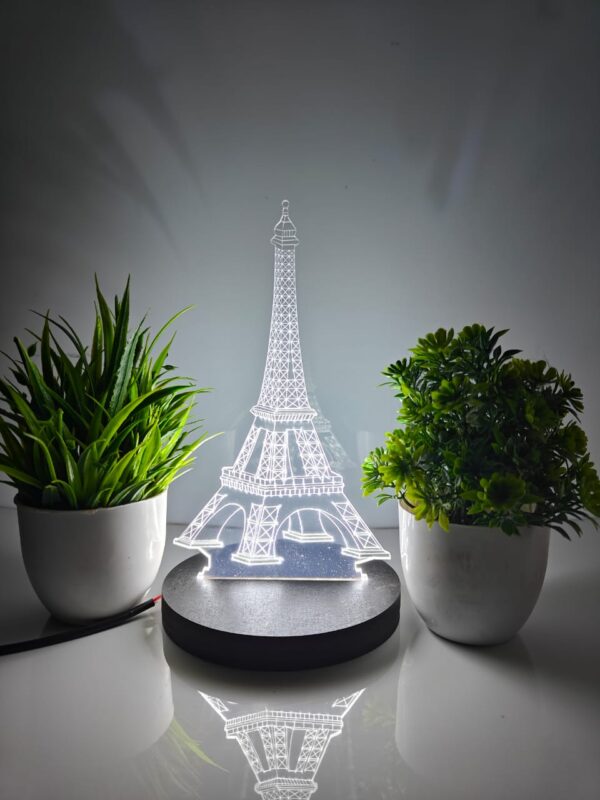 3D illusion Eiffel Tower Night Lamp