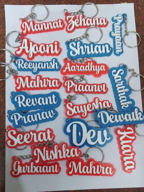 Acrylic Layered Key chain - Image 3