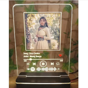 Customized Photo and song Spotify LED Plaque