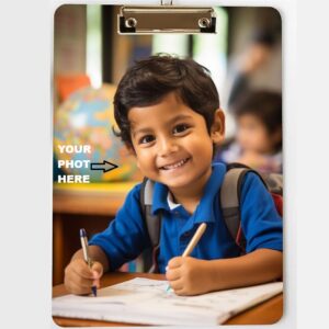 Custom Photo & Name Print on MDF Clipboard ( EXAMPAD) 12x9 Inch