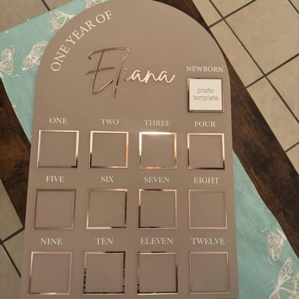 Personalised Acrylic Baby Milestone Board - Image 7
