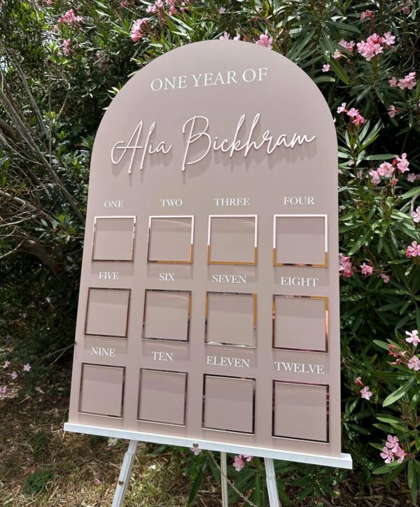 Personalised Acrylic Baby Milestone Board - Image 5